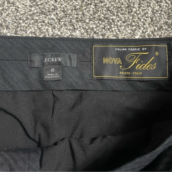 J. Crew black wide leg business casual pants with pockets 6 - Picture 4 of 14